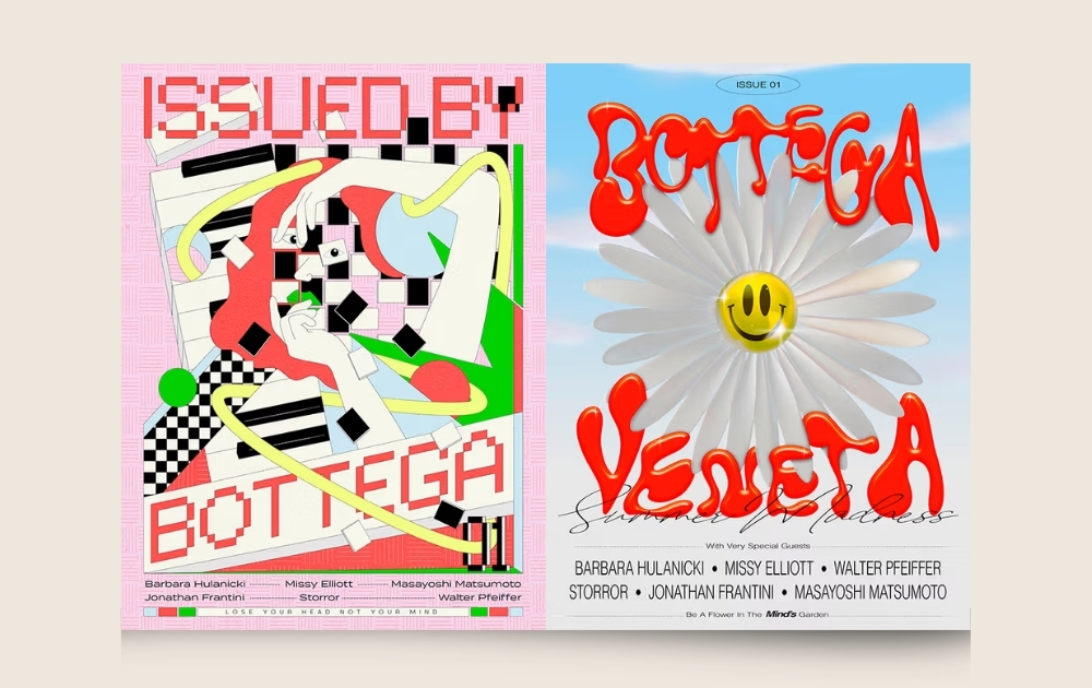 alt="okładki kwartalnika Isuue Bottega Veneta"